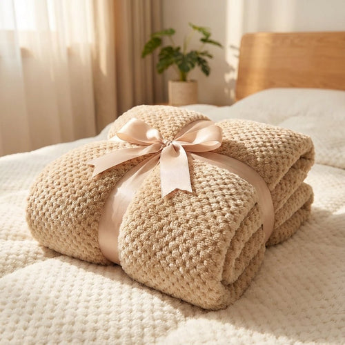Premium Thick Plush Throw - Home Luxury Comfort Blanket
