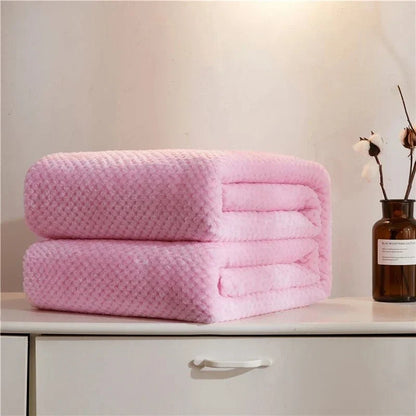 Premium Thick Plush Throw - Home Luxury Comfort Blanket