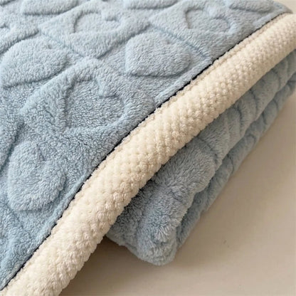 Reversible Lightweight Plush Throw - Office & Travel All-Season