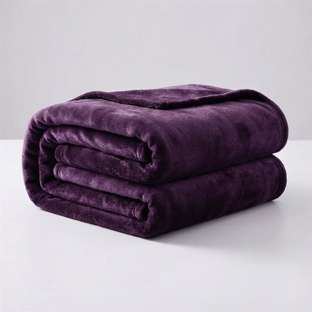 Soft Lightweight Fleece Throw - Bed & Sofa All-Season