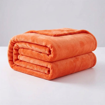 Soft Lightweight Fleece Throw - Bed & Sofa All-Season