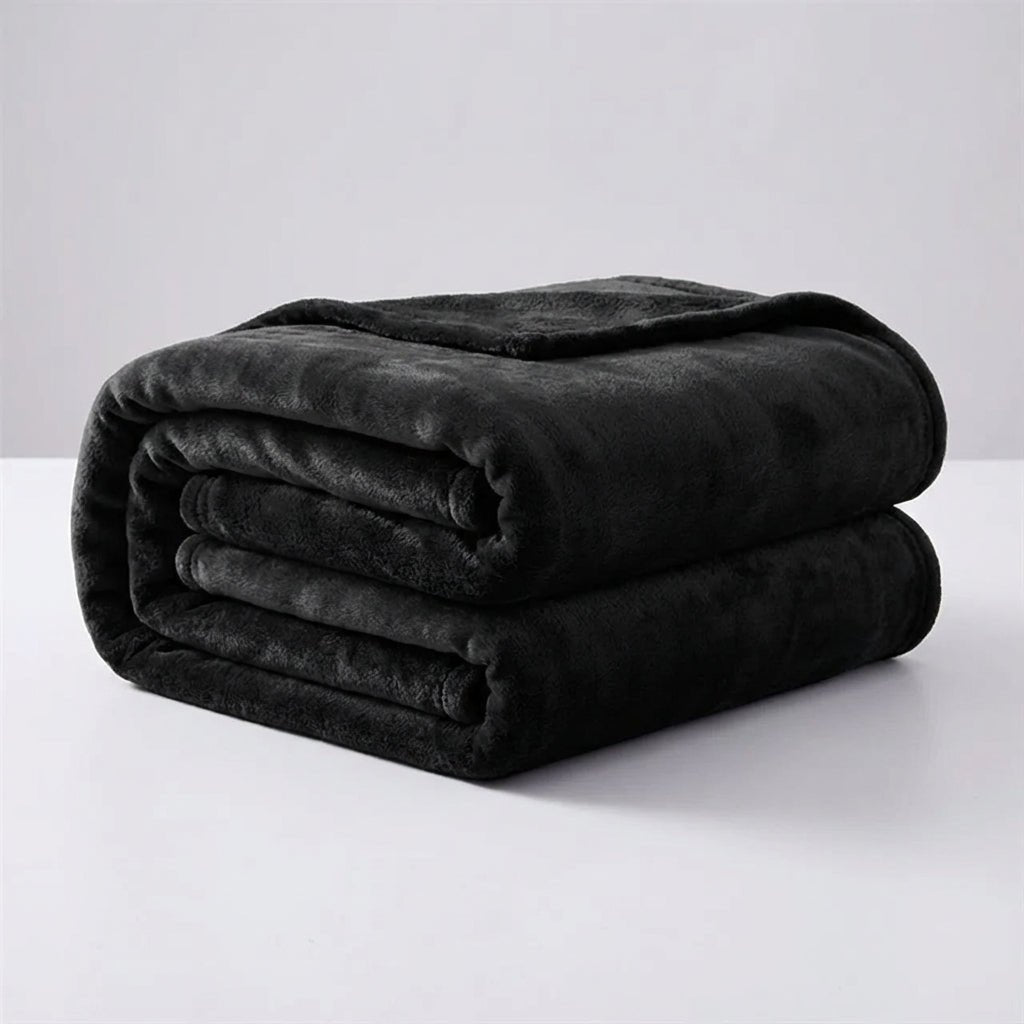 Soft Lightweight Fleece Throw - Bed & Sofa All-Season