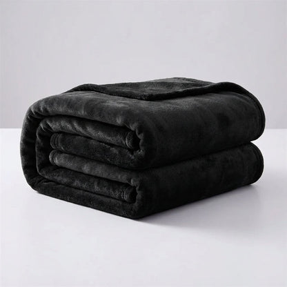 Soft Lightweight Fleece Throw - Bed & Sofa All-Season
