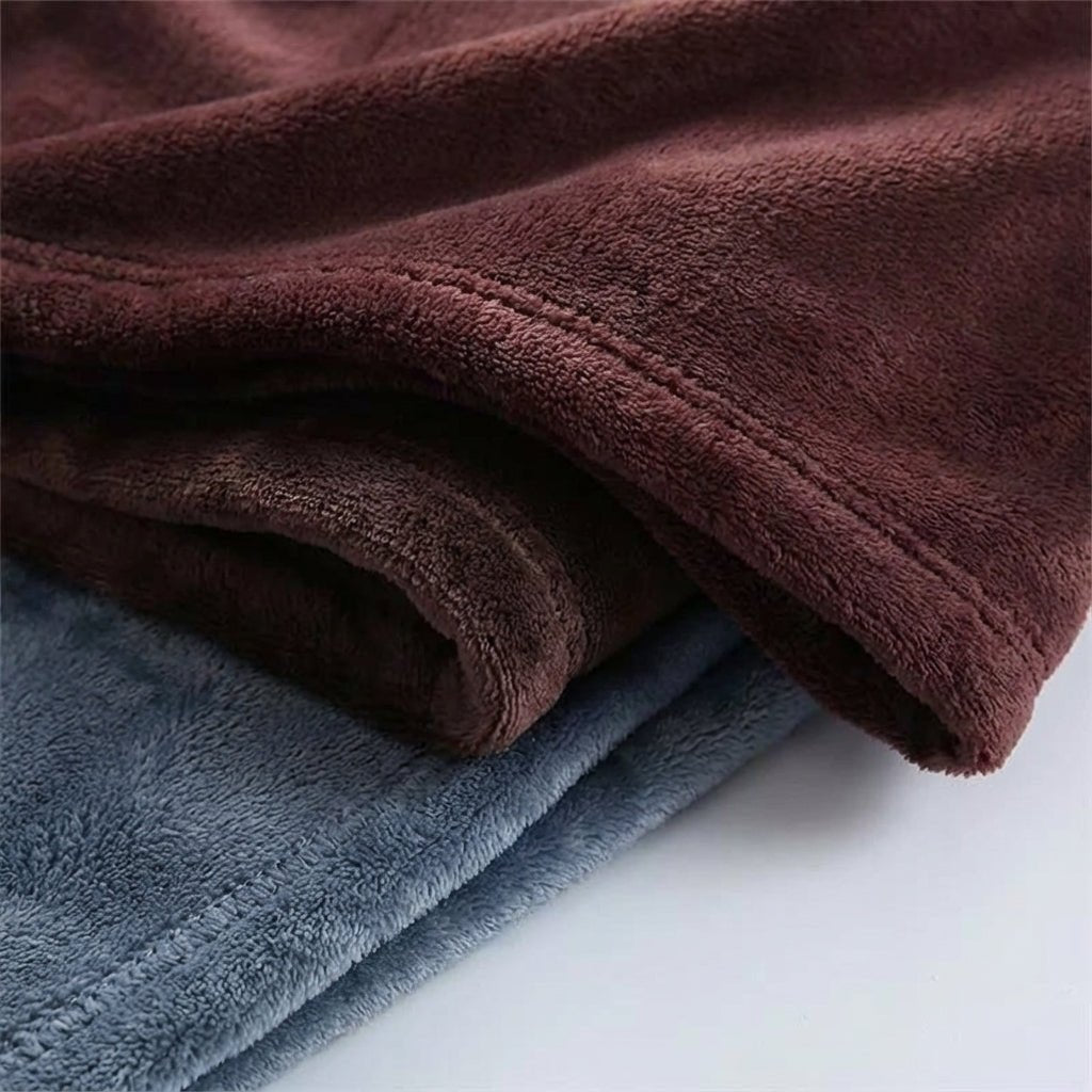 Soft Lightweight Fleece Throw - Bed & Sofa All-Season