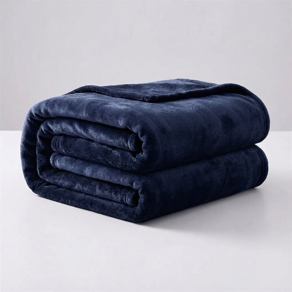 Soft Lightweight Fleece Throw - Bed & Sofa All-Season
