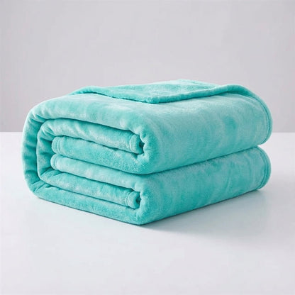 Soft Lightweight Fleece Throw - Bed & Sofa All-Season