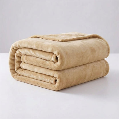 Soft Lightweight Fleece Throw - Bed & Sofa All-Season
