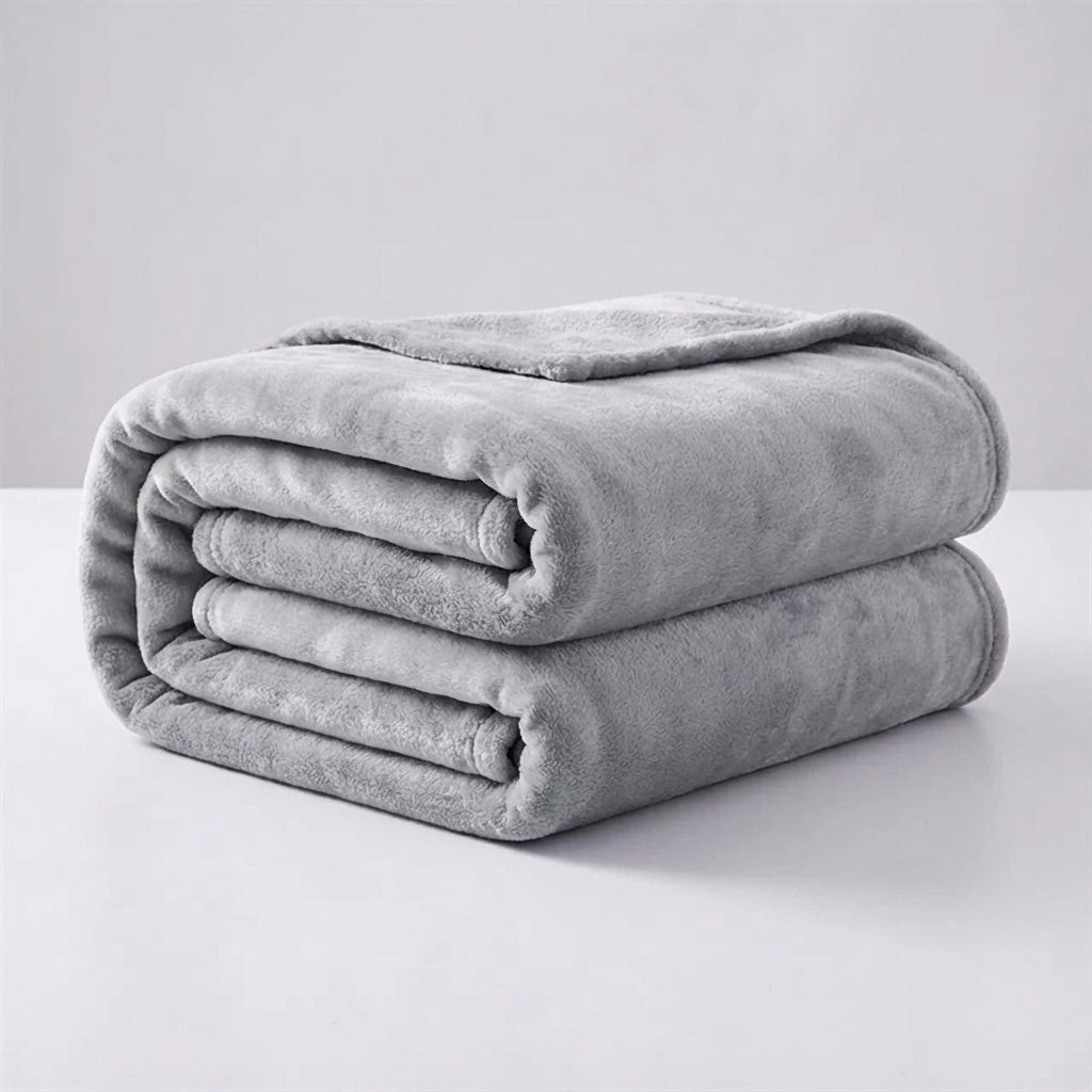 Soft Lightweight Fleece Throw - Bed & Sofa All-Season