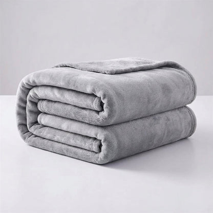 Soft Lightweight Fleece Throw - Bed & Sofa All-Season