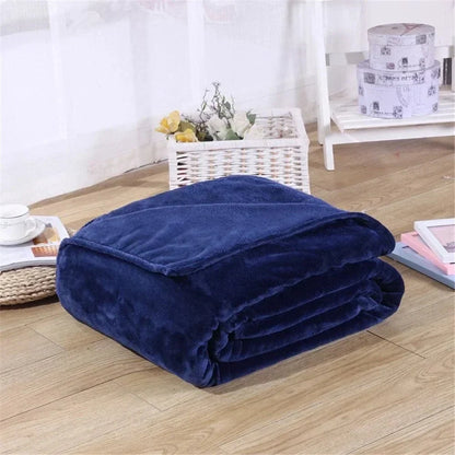 Soft Lightweight Fleece Throw - Bed & Sofa All-Season