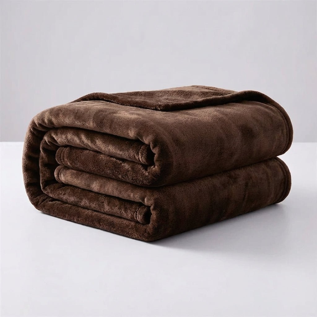 Soft Lightweight Fleece Throw - Bed & Sofa All-Season