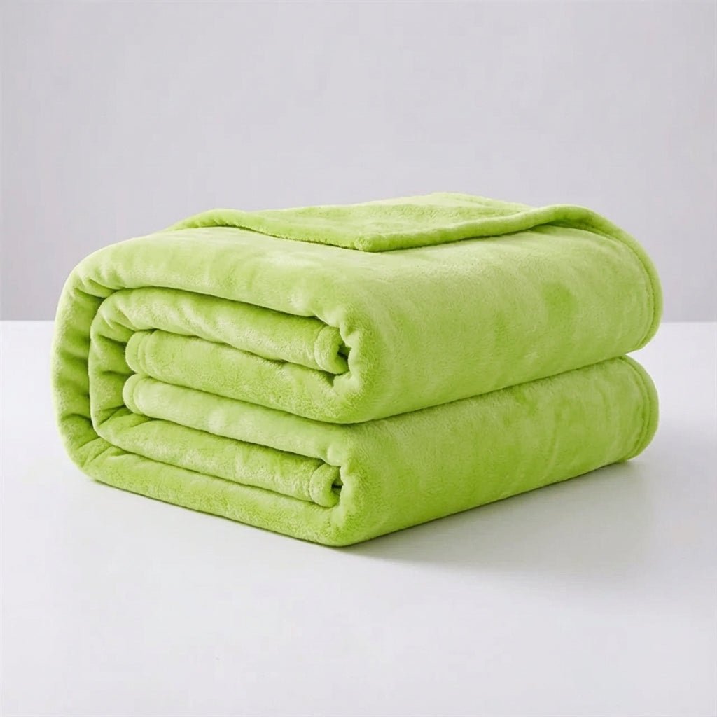 Soft Lightweight Fleece Throw - Bed & Sofa All-Season