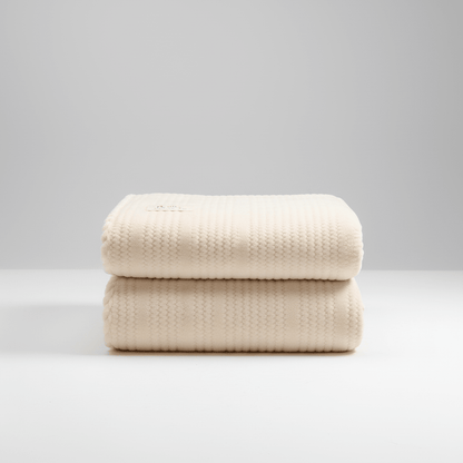 Knitted Coral Fleece Designer Throw - Sofa & Interior Decoration