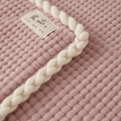 Knitted Coral Fleece Designer Throw - Sofa & Interior Decoration