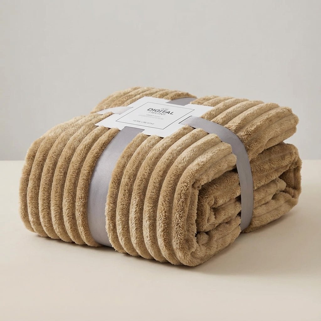 Velvet Plush Cosy Throw - Thick Home Warmth Comfort