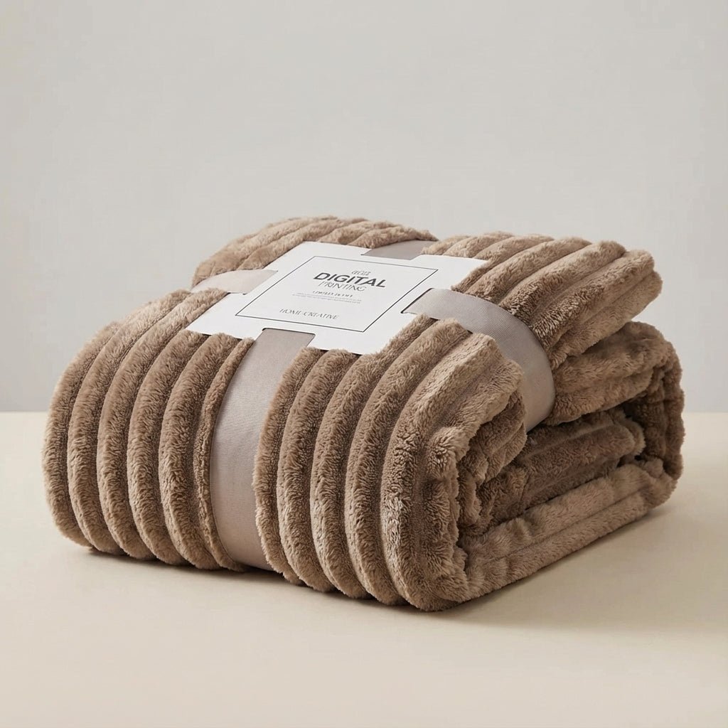 Velvet Plush Cosy Throw - Thick Home Warmth Comfort
