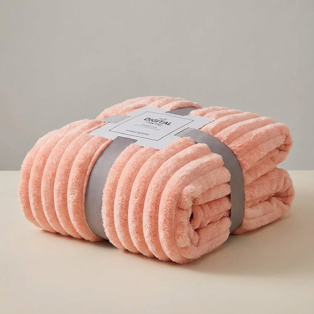 Velvet Plush Cosy Throw - Thick Home Warmth Comfort