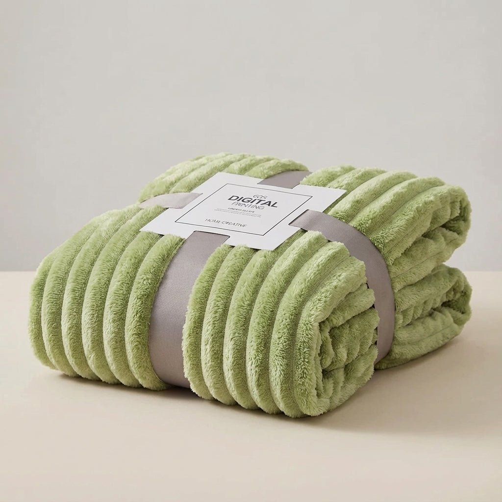 Velvet Plush Cosy Throw - Thick Home Warmth Comfort