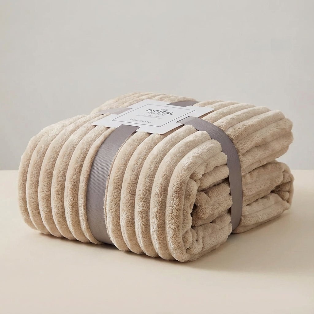 Velvet Plush Cosy Throw - Thick Home Warmth Comfort