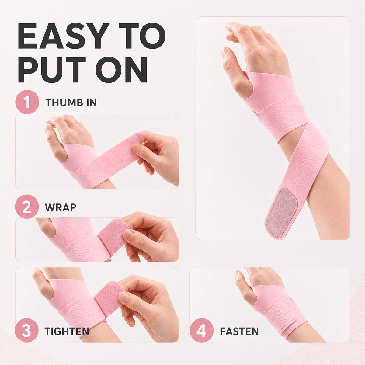 Ultra-Thin Breathable Wrist Protection - Sport & Discreet Wear