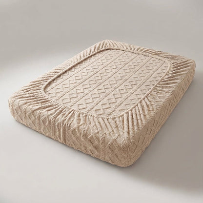 Plush Mattress Protector - Elastic Non-Slip Soft & Warm Topper