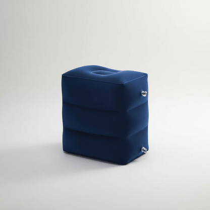 Inflatable 3-Layer Footrest - Plane, Car & Bus Travel Comfort