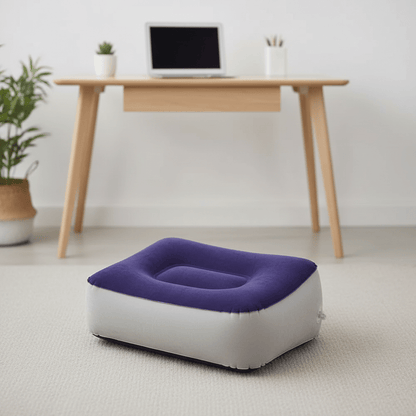 Inflatable Footrest - Office & Travel Foot Comfort
