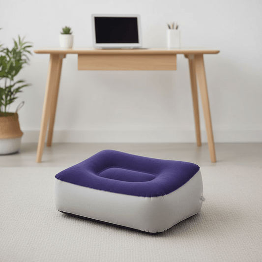 Inflatable Footrest - Office & Travel Foot Comfort