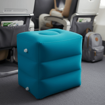 Children's Inflatable Flat-Bed Footrest - Plane & Travel Comfort
