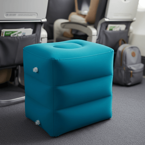 Children's Inflatable Flat-Bed Footrest - Plane & Travel Comfort