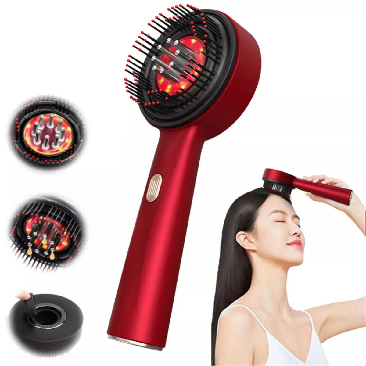Masseur de Cuir Chevelu 3-en-1 — Croissance des Cheveux et Relaxation