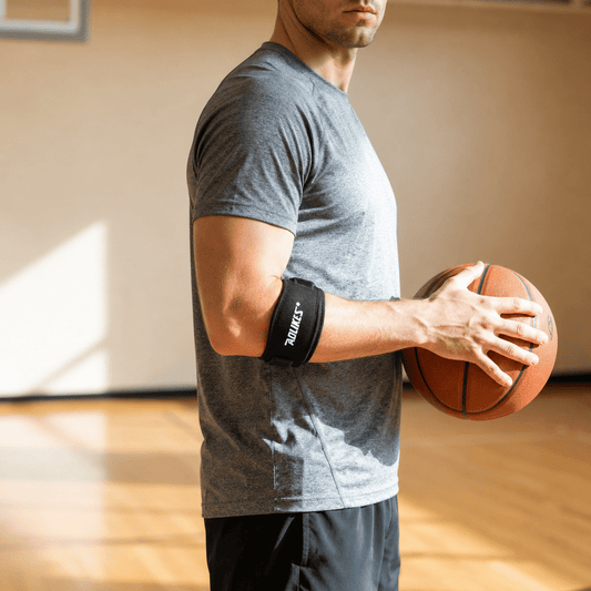 Men's Elbow Strap - Targeted Compression Integrated Pad Sport Gym