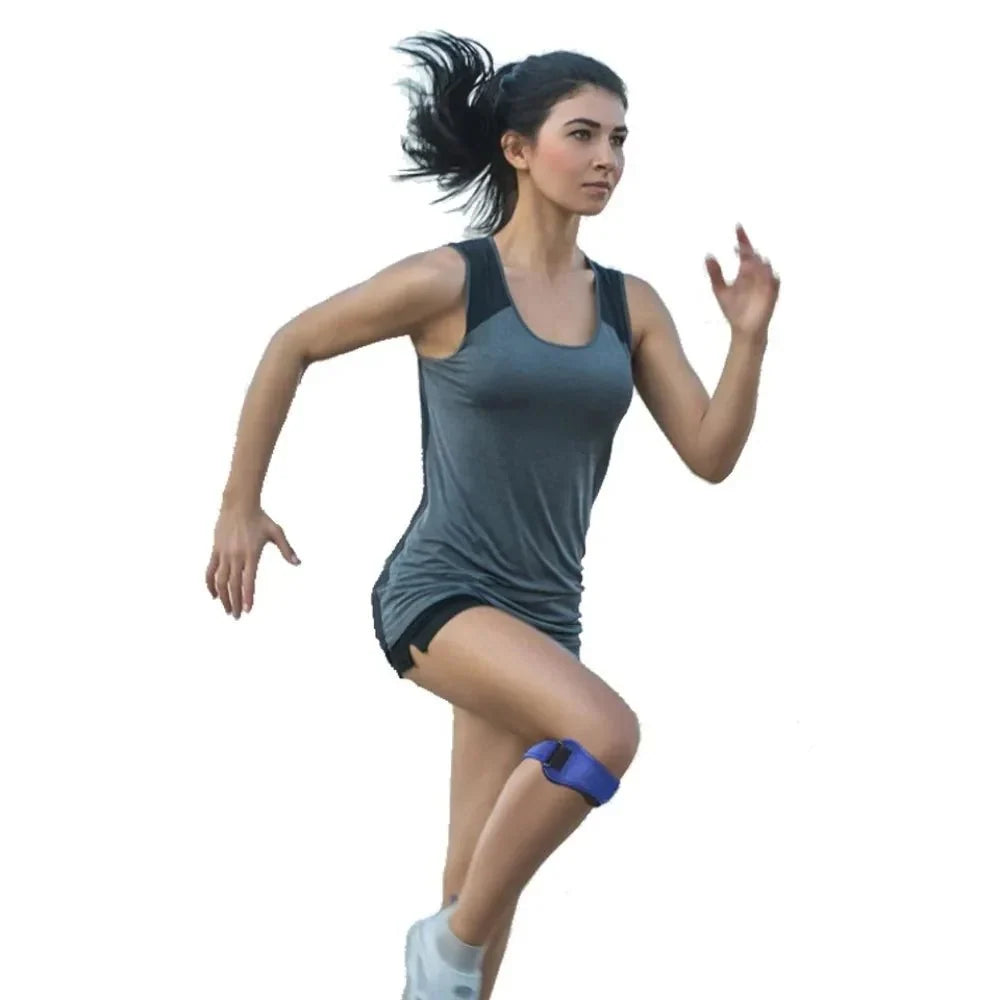 Men's Knee Strap - Light Breathable Running & Sport Padded Slim