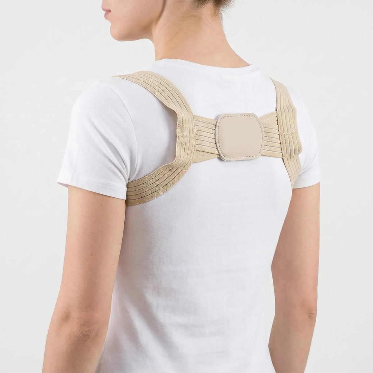 Women's Posture Strap Figure-8 - Skin Tone & Light for Office
