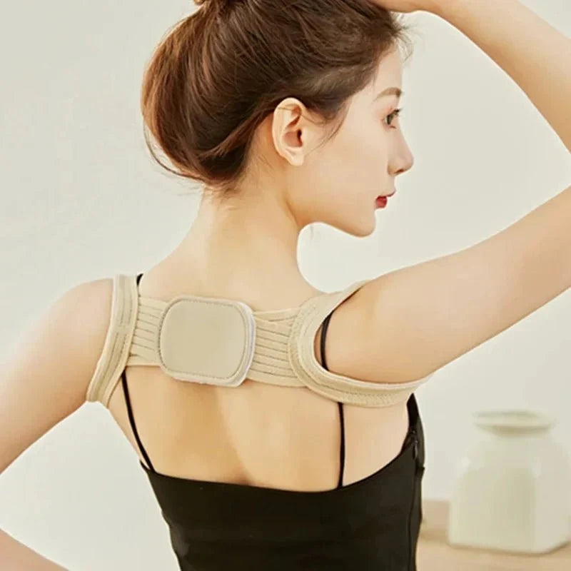 Women's Posture Strap Figure-8 - Skin Tone & Light for Office