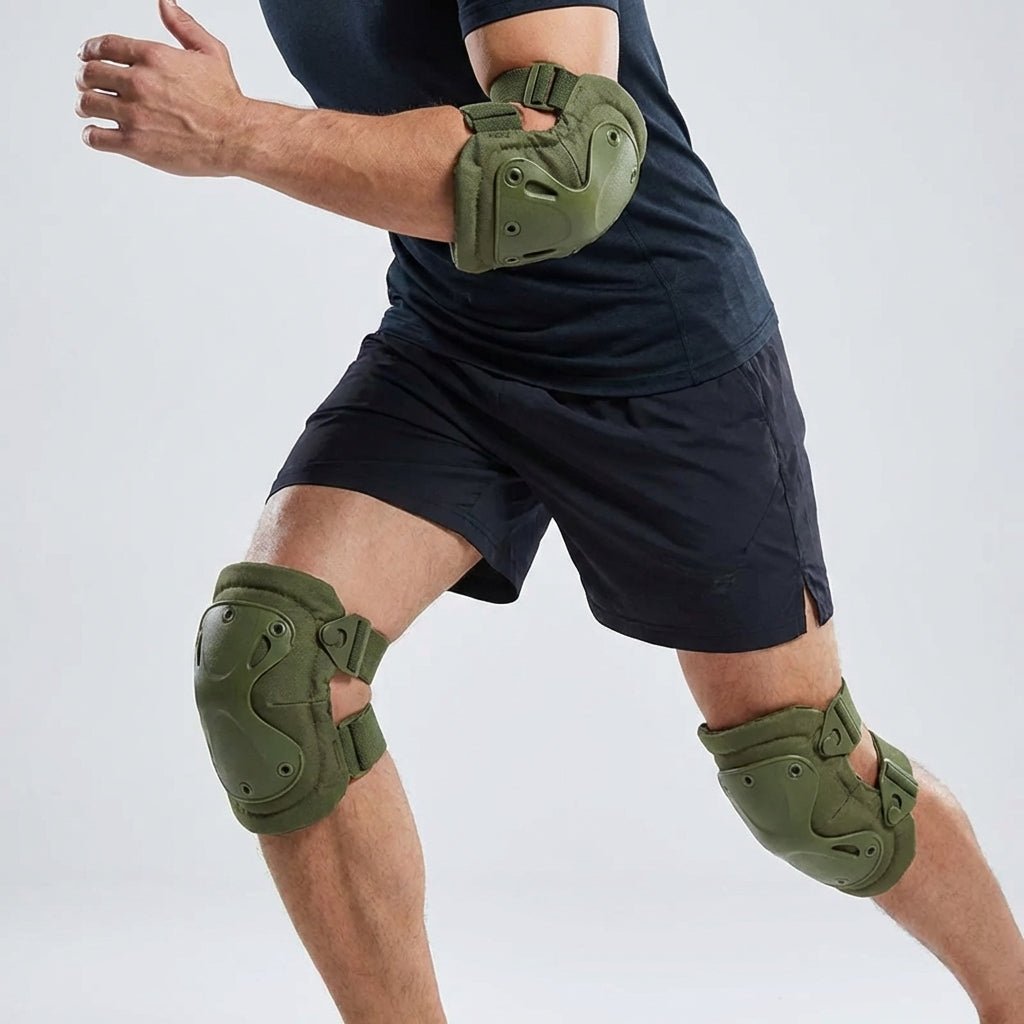4-Piece Tactical Set - Knees & Elbows Outdoor Extreme Sports Premium
