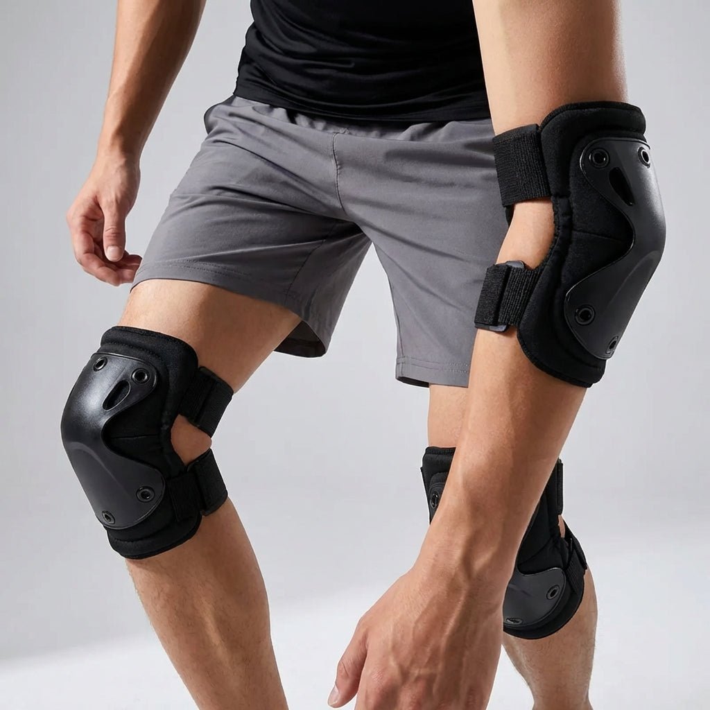 4-Piece Tactical Set - Knees & Elbows Outdoor Extreme Sports Premium