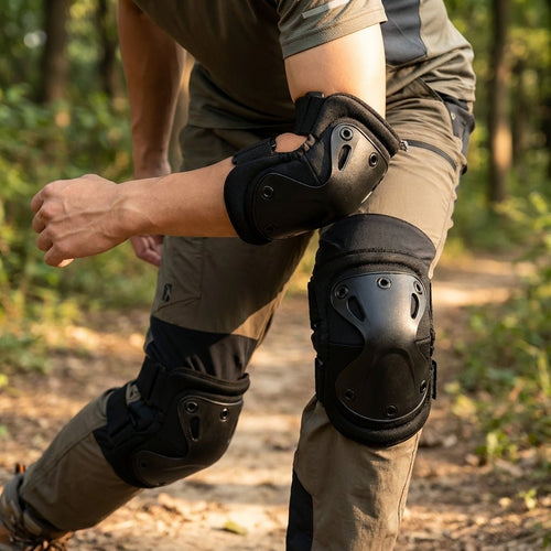 4-Piece Tactical Set - Knees & Elbows Outdoor Extreme Sports Premium