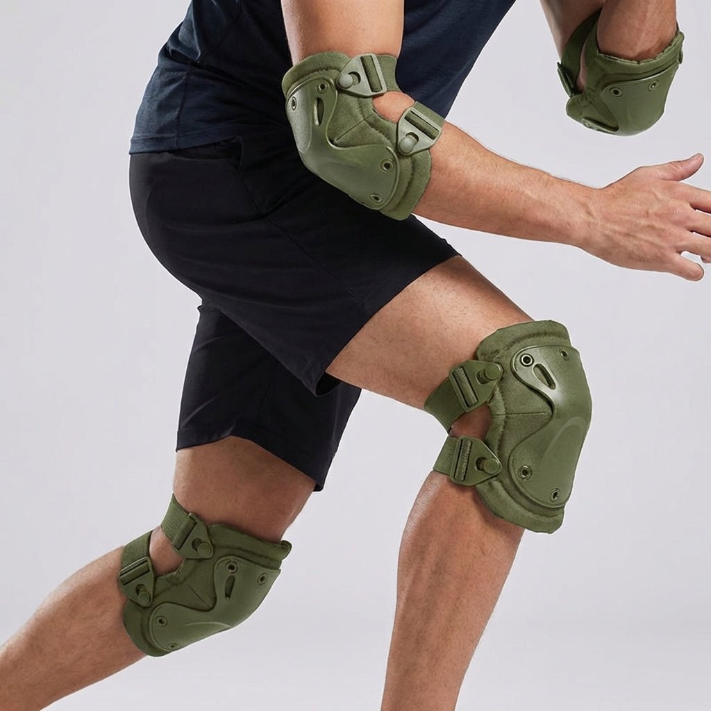 4-Piece Tactical Set - Knees & Elbows Outdoor Extreme Sports Premium