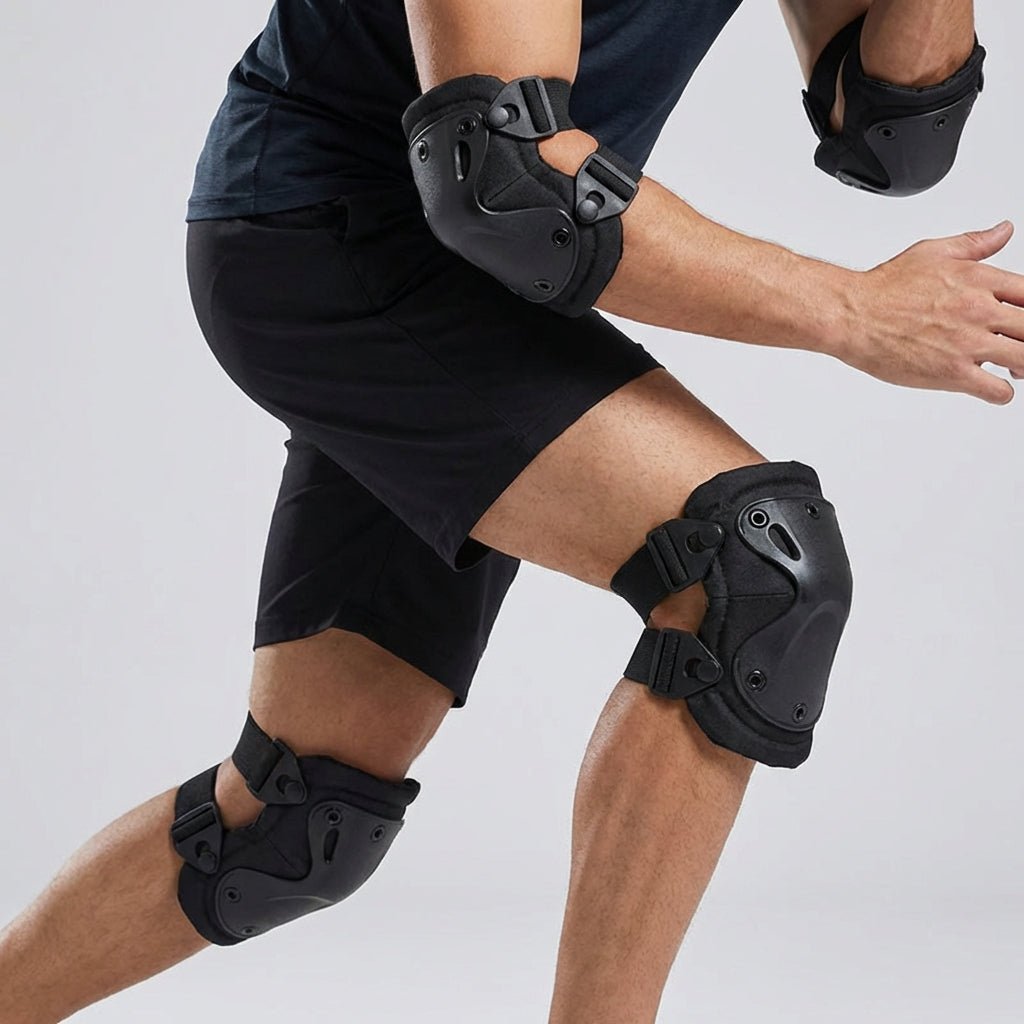 4-Piece Tactical Set - Knees & Elbows Outdoor Extreme Sports Premium