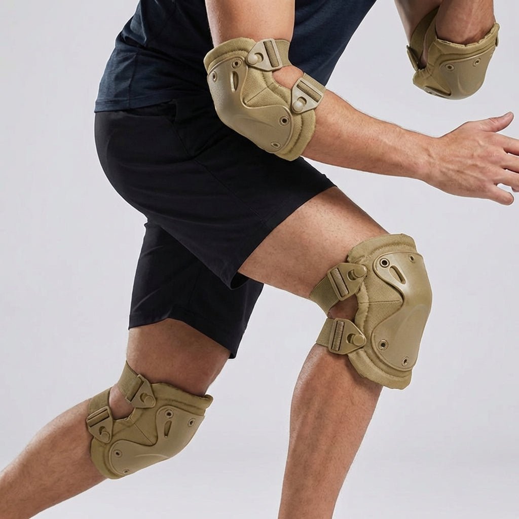 4-Piece Tactical Set - Knees & Elbows Outdoor Extreme Sports Premium