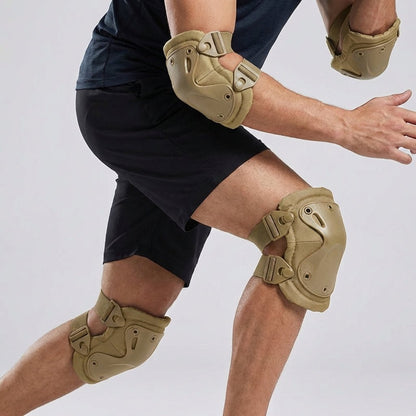 4-Piece Tactical Set - Knees & Elbows Outdoor Extreme Sports Premium