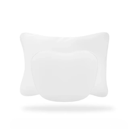 Premium Plush Car Headrest & Lumbar Support Set - Driver Comfort