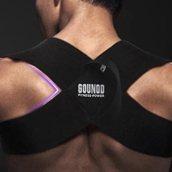 Men's Back Support - Cross-Back Double Straps Office Discreet