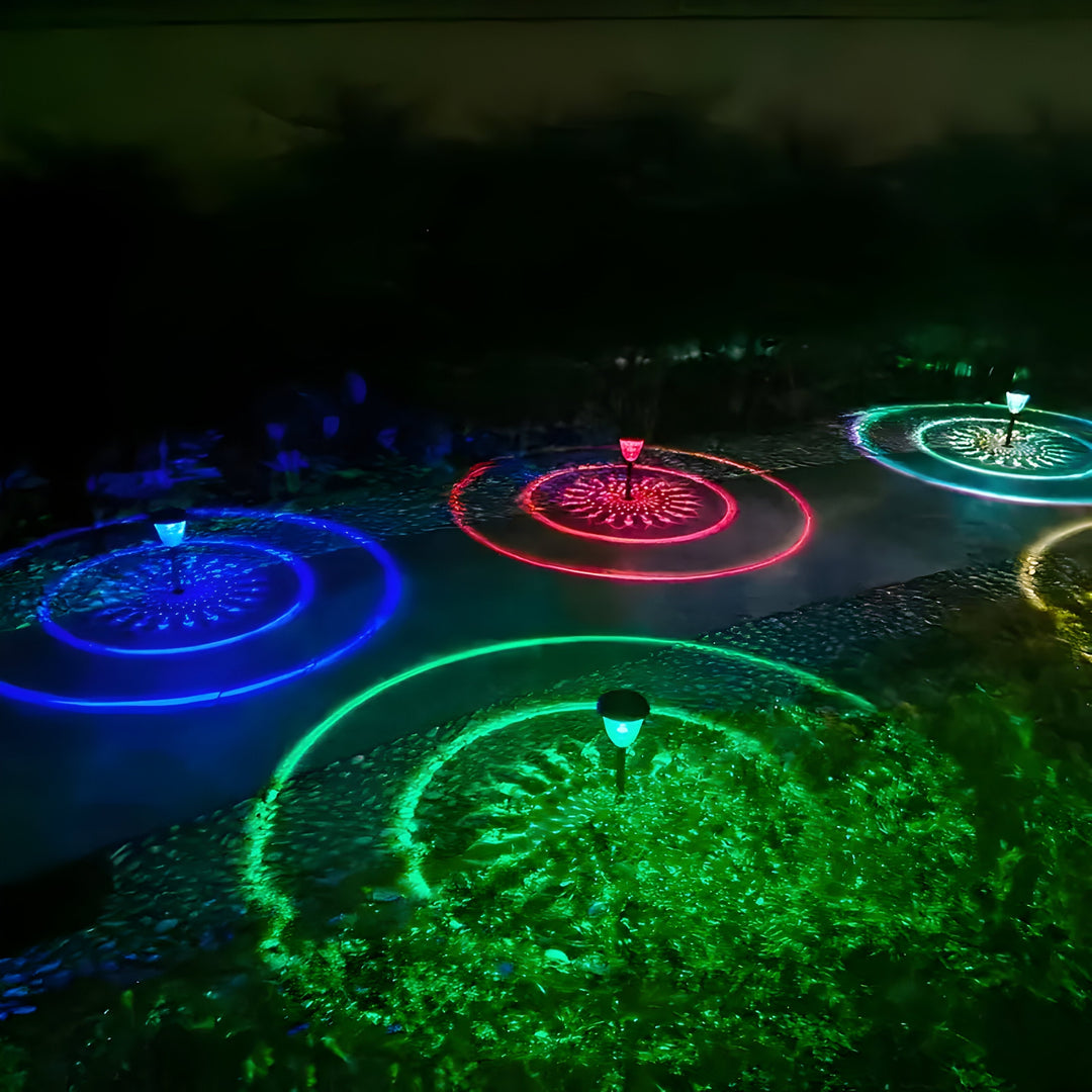 SunSphere Lampes Solaires Jardin Set 4 | Haute Qualité Lumière Chaude Extérieur