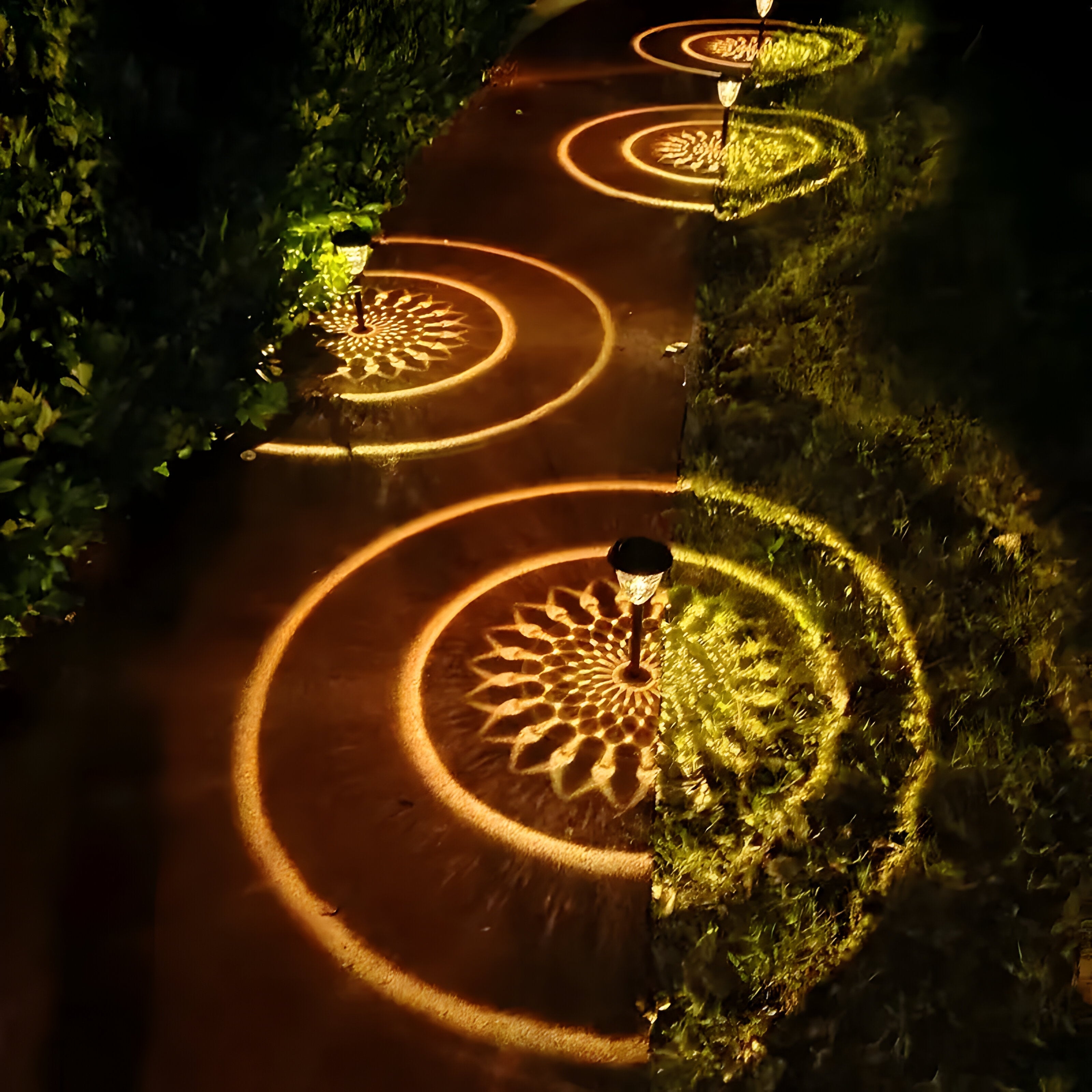 SunSphere Lampes Solaires Jardin Set 4 | Haute Qualité Lumière Chaude Extérieur
