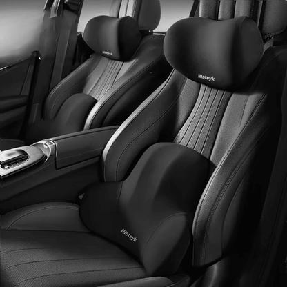 Cervical & Lumbar Car Support - Memory Foam Ergonomic Set