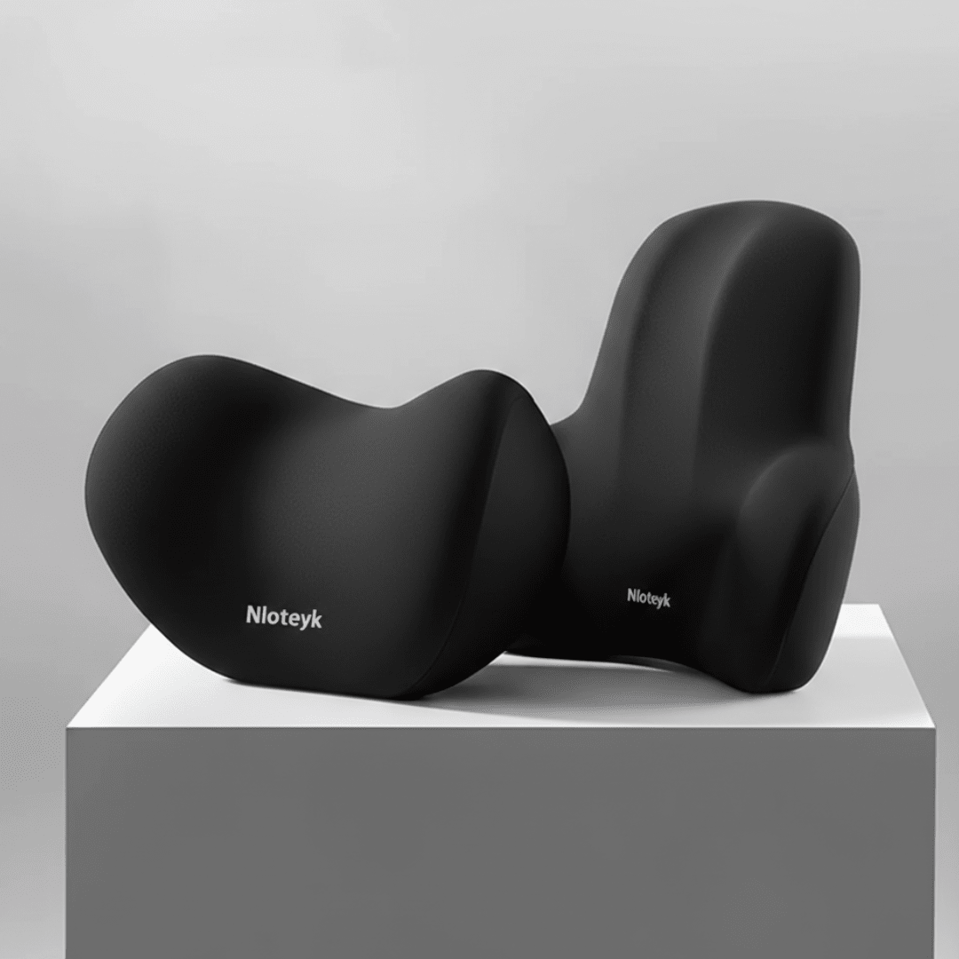 Cervical & Lumbar Car Support - Memory Foam Ergonomic Set