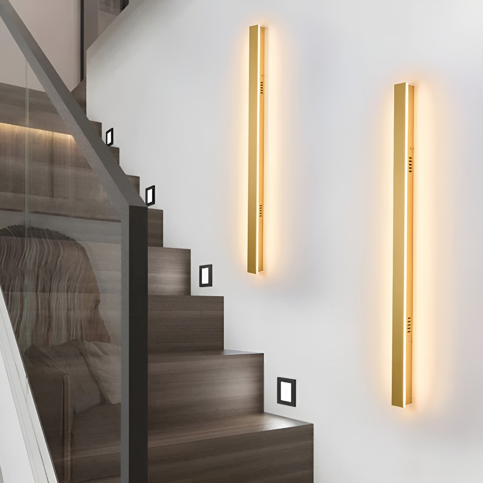 Miroir LED Aluminium Étanche 60cm | Terrasse Entrée et Salon Chaud ou Froid