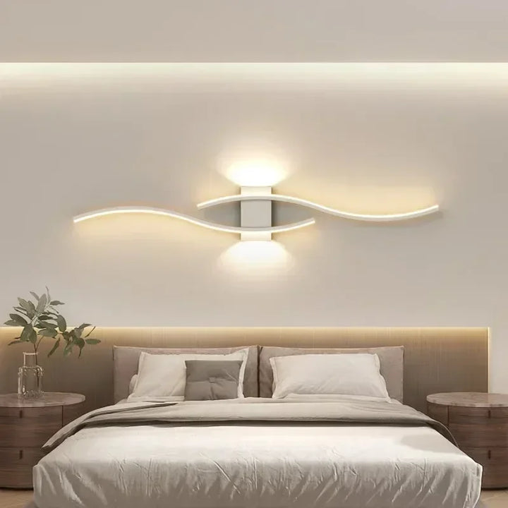 Aurum Applique Double Lumière Métal | Salon et Salle à Manger Moderne